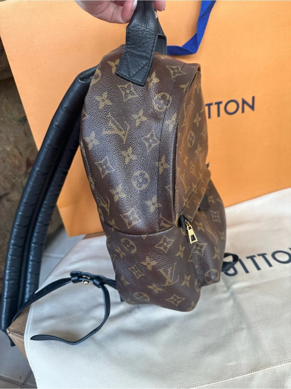 ✨Excellent Condition✨ Louis Vuitton Monogram PM Montsouris Backpack in Brown/Blk